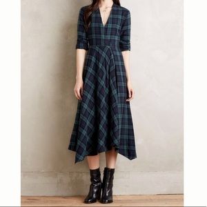 Anthropologie Sylvan Plaid Shirtdress 🦄